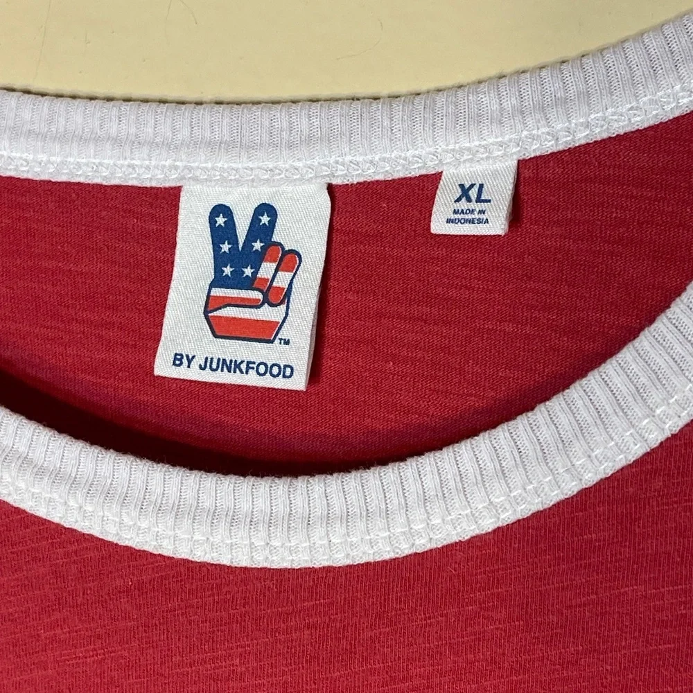 Junk Food Clothing Red and White Atari Graphic Tee - Picture 4 of 7